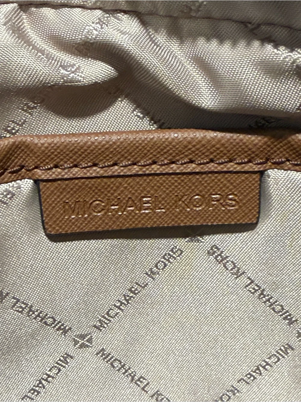 Michael Kors Jet Set Saffiano Leather Crossbody Bag